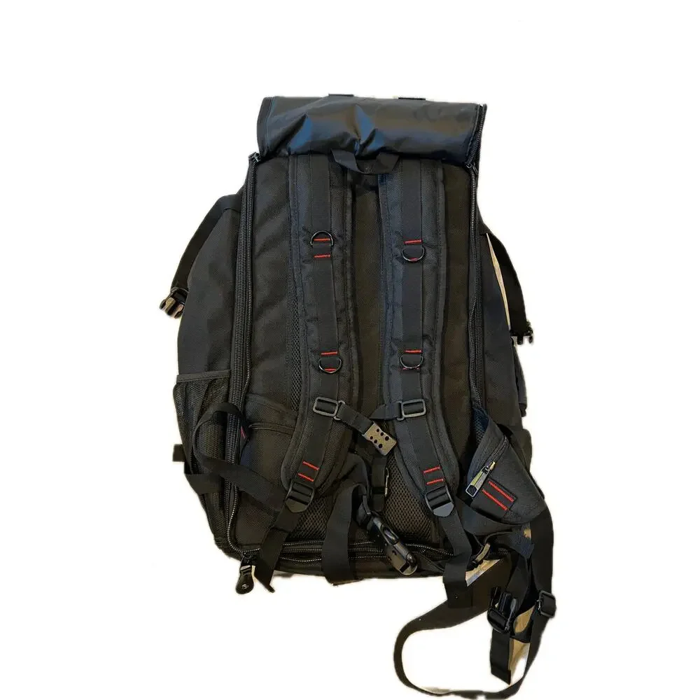 Generic Front and Side Loading Hiking Black Backpack XL